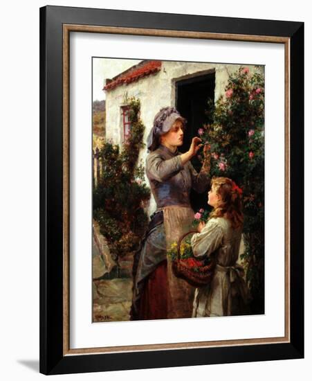 Roses for the Invalid, 1894-Ralph Hedley-Framed Giclee Print