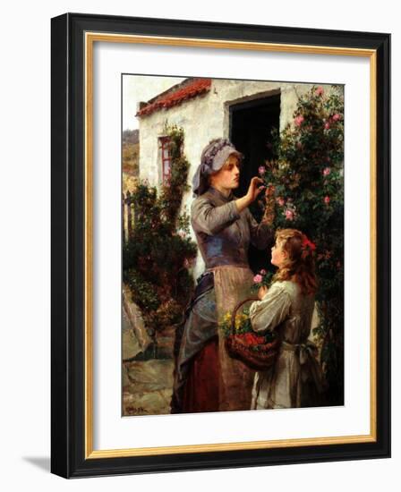 Roses for the Invalid, 1894-Ralph Hedley-Framed Giclee Print