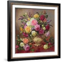 Roses from a Victorian Garden-Albert Williams-Framed Giclee Print