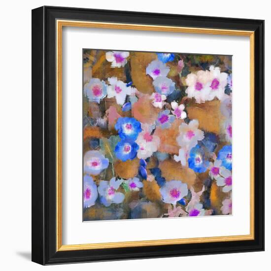 Roses gold-Claire Westwood-Framed Art Print