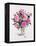 Roses in a Glass Jar-Christopher Ryland-Framed Premier Image Canvas