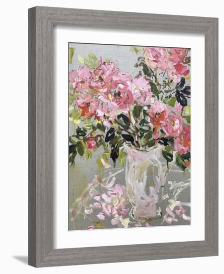 Roses in a Jug-Lilia Orlova Holmes-Framed Giclee Print