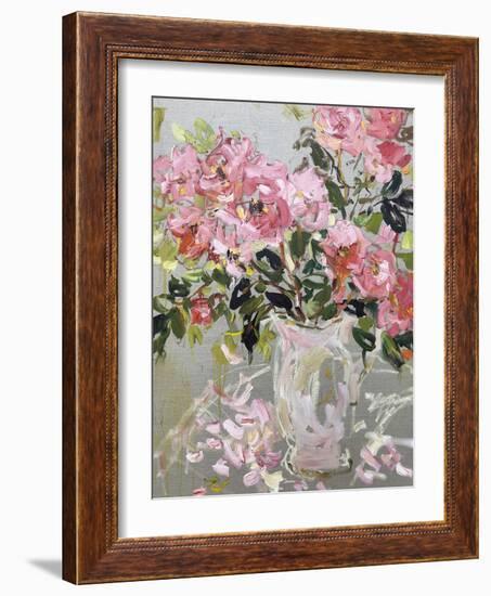 Roses in a Jug-Lilia Orlova Holmes-Framed Giclee Print