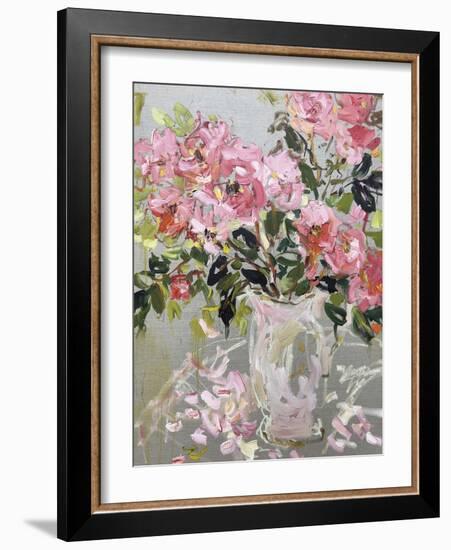 Roses in a Jug-Lilia Orlova Holmes-Framed Giclee Print