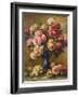 Roses in a Vase, C1910-Pierre-Auguste Renoir-Framed Giclee Print