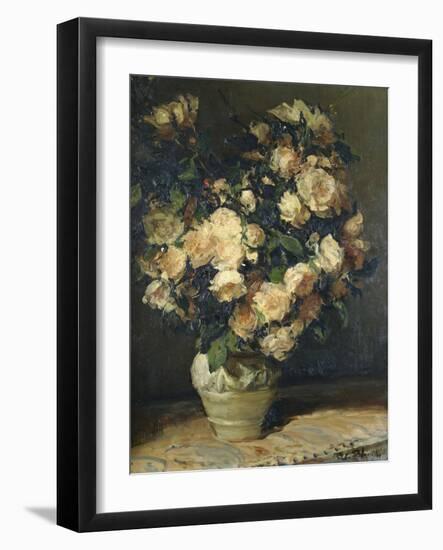 Roses in a Vase-Jacques-emile Blanche-Framed Giclee Print