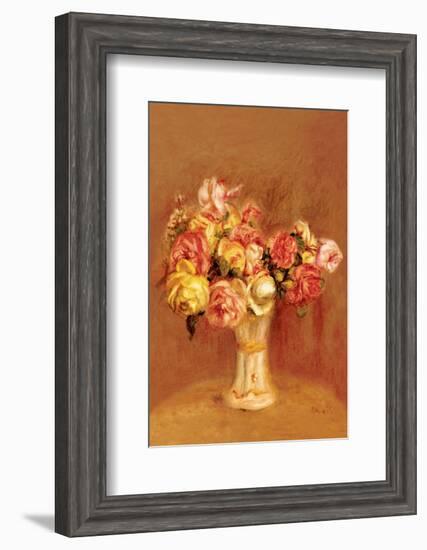 Roses in Sevres Vase-Pierre-Auguste Renoir-Framed Premium Giclee Print