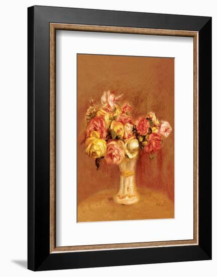 Roses in Sevres Vase-Pierre-Auguste Renoir-Framed Premium Giclee Print