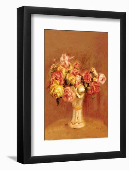 Roses in Sevres Vase-Pierre-Auguste Renoir-Framed Premium Giclee Print