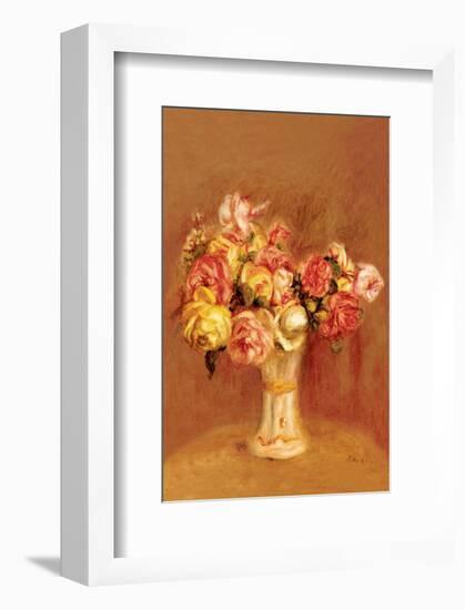 Roses in Sevres Vase-Pierre-Auguste Renoir-Framed Premium Giclee Print