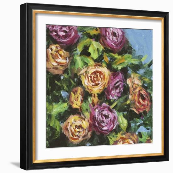 Roses in Sunlight I-Melissa Wang-Framed Art Print