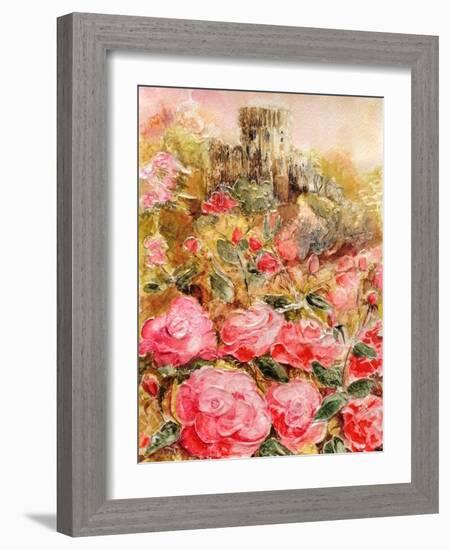 Roses in Windsor gardens-Mary Smith-Framed Giclee Print