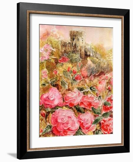 Roses in Windsor gardens-Mary Smith-Framed Giclee Print