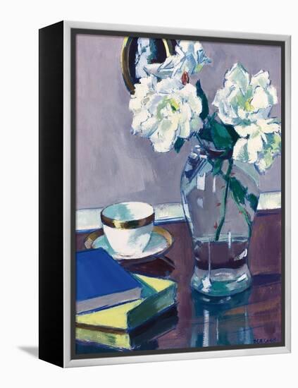 Roses, Late 1920S (Oil on Panel)-Francis Campbell Boileau Cadell-Framed Premier Image Canvas