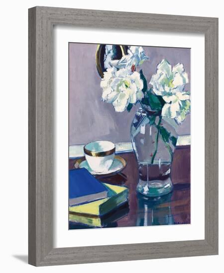 Roses, Late 1920S (Oil on Panel)-Francis Campbell Boileau Cadell-Framed Giclee Print