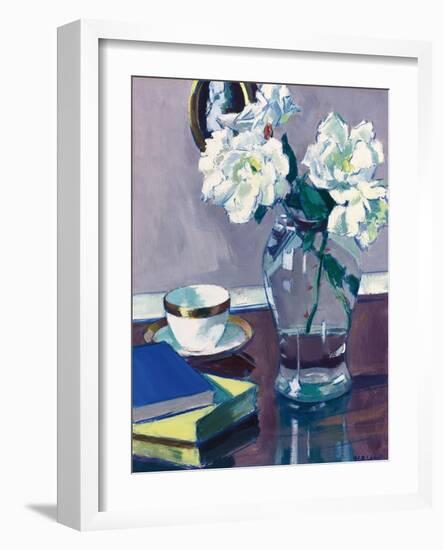 Roses, Late 1920S (Oil on Panel)-Francis Campbell Boileau Cadell-Framed Giclee Print