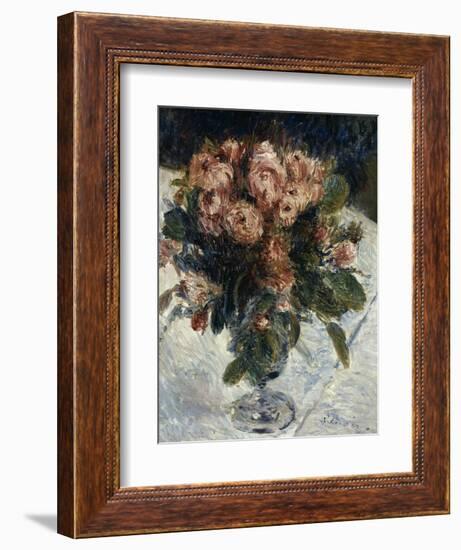 Roses mousseuses-Pierre-Auguste Renoir-Framed Giclee Print