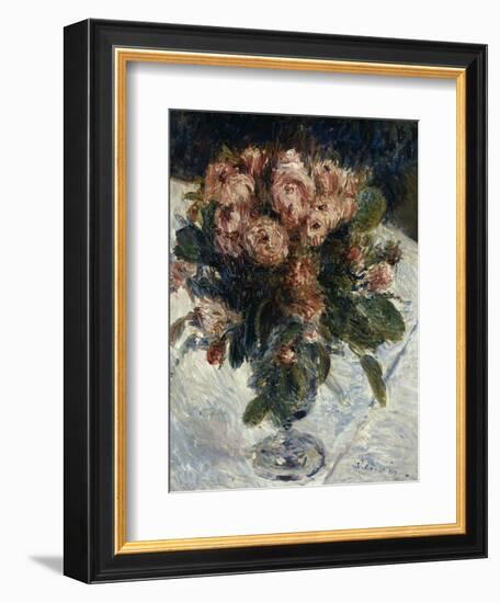 Roses mousseuses-Pierre-Auguste Renoir-Framed Giclee Print