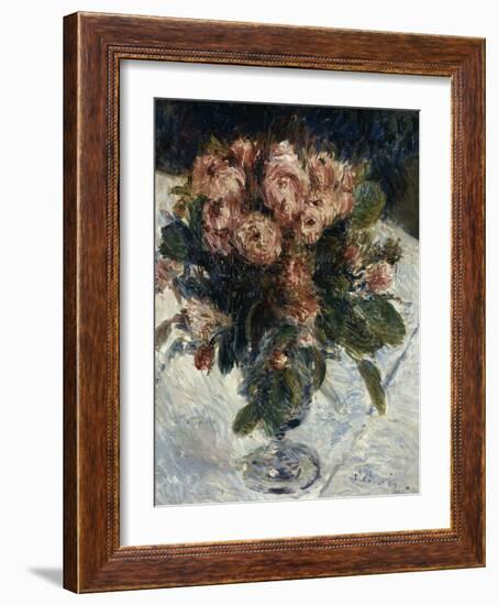 Roses mousseuses-Pierre-Auguste Renoir-Framed Giclee Print