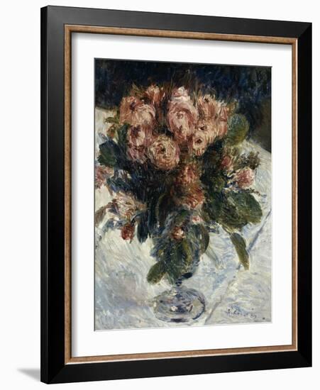 Roses mousseuses-Pierre-Auguste Renoir-Framed Giclee Print