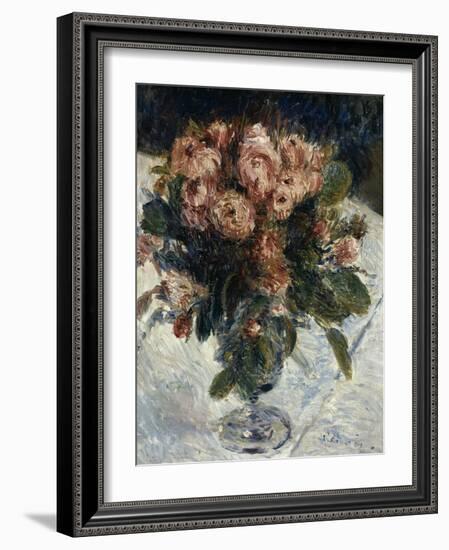 Roses mousseuses-Pierre-Auguste Renoir-Framed Giclee Print