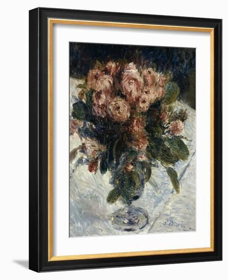 Roses mousseuses-Pierre-Auguste Renoir-Framed Giclee Print
