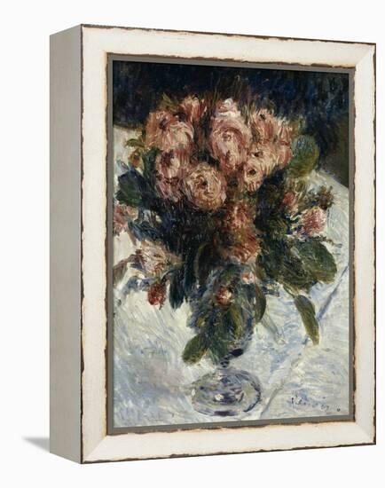 Roses mousseuses-Pierre-Auguste Renoir-Framed Premier Image Canvas