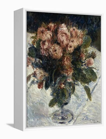 Roses mousseuses-Pierre-Auguste Renoir-Framed Premier Image Canvas