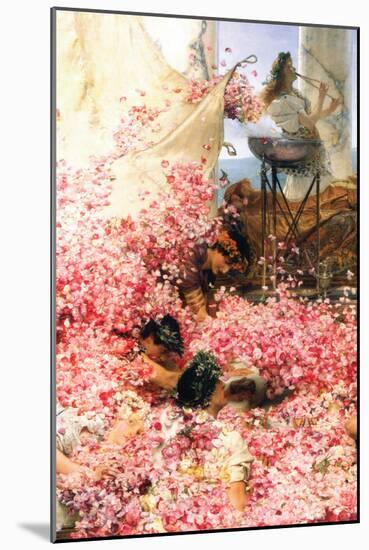 Roses of Heliogabalus-Sir Lawrence Alma-Tadema-Mounted Art Print