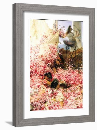 Roses of Heliogabalus-Sir Lawrence Alma-Tadema-Framed Art Print