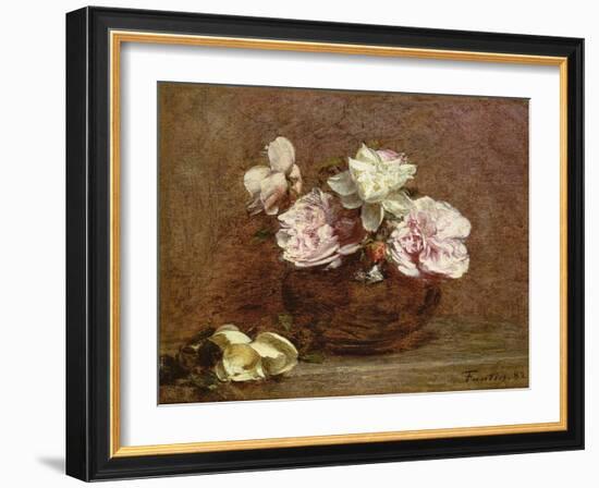 Roses of Nice, 1882-Ignace Henri Jean Fantin-Latour-Framed Giclee Print