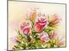 Roses, Oil Painting on Canvas-Valenty-Mounted Art Print