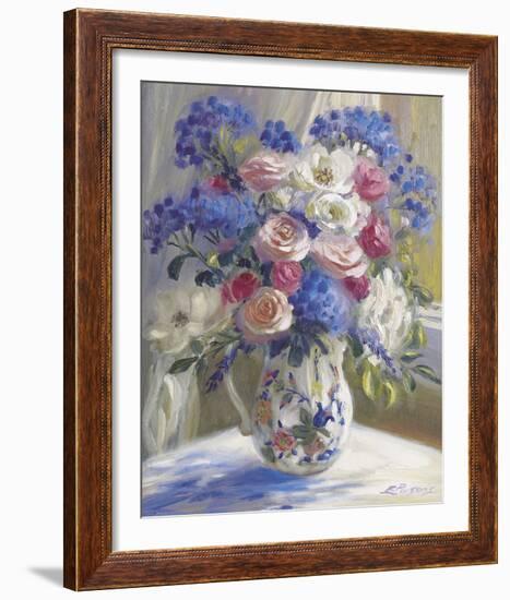 Roses on a Window Sill-Elizabeth Parsons-Framed Giclee Print