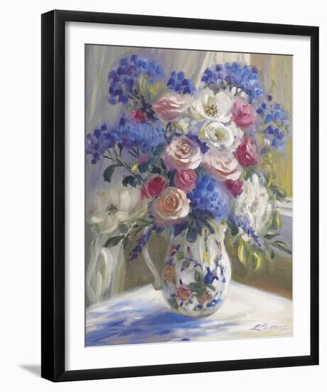 Roses on a Window Sill-Elizabeth Parsons-Framed Giclee Print