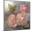 Roses on Gray II Crop-Peter McGowan-Mounted Art Print