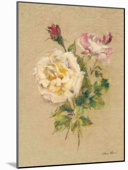 Roses on Quilt I-Cheri Blum-Mounted Art Print