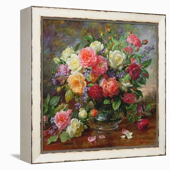 Roses - the Perfection of Summer-Albert Williams-Framed Premier Image Canvas