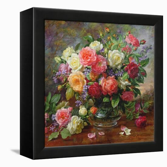 Roses - the Perfection of Summer-Albert Williams-Framed Premier Image Canvas