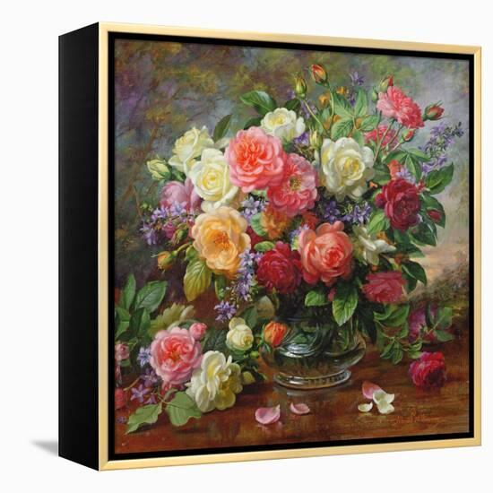 Roses - the Perfection of Summer-Albert Williams-Framed Premier Image Canvas