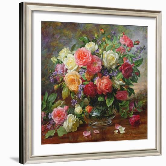 Roses - the Perfection of Summer-Albert Williams-Framed Giclee Print