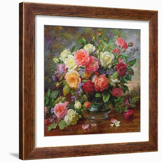 Roses - the Perfection of Summer-Albert Williams-Framed Premium Giclee Print