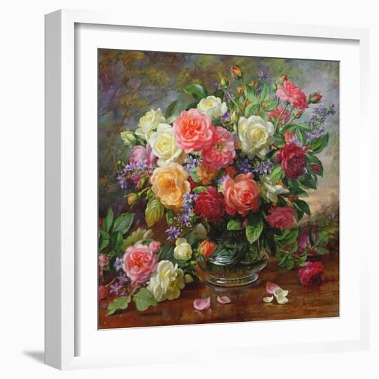 Roses - the Perfection of Summer-Albert Williams-Framed Premium Giclee Print