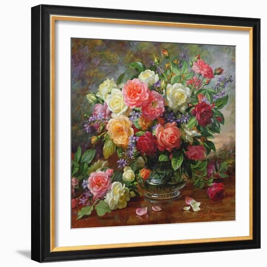 Roses - the Perfection of Summer-Albert Williams-Framed Premium Giclee Print