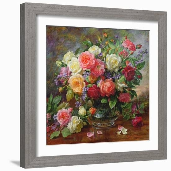 Roses - the Perfection of Summer-Albert Williams-Framed Giclee Print