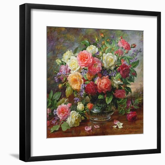 Roses - the Perfection of Summer-Albert Williams-Framed Giclee Print