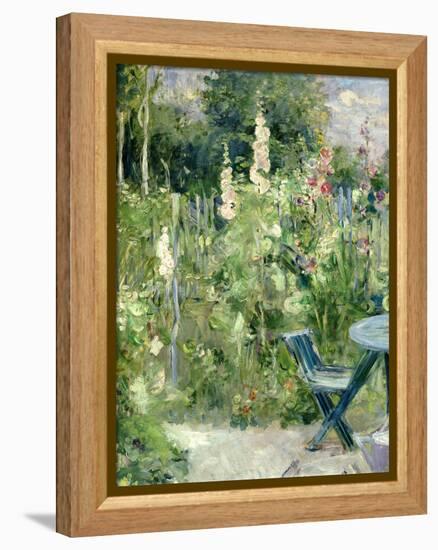 Roses Tremieres (Hollyhocks), 1884-Berthe Morisot-Framed Premier Image Canvas