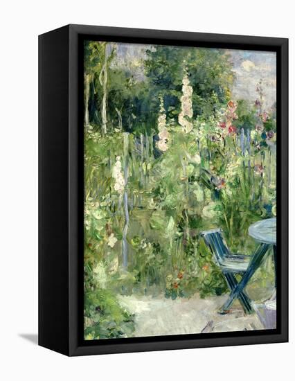 Roses Tremieres (Hollyhocks), 1884-Berthe Morisot-Framed Premier Image Canvas