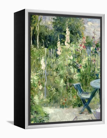 Roses Tremieres (Hollyhocks), 1884-Berthe Morisot-Framed Premier Image Canvas