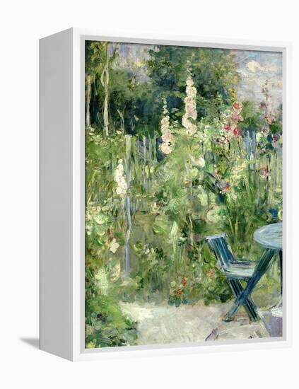 Roses Tremieres (Hollyhocks), 1884-Berthe Morisot-Framed Premier Image Canvas