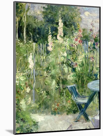 Roses Tremieres (Hollyhocks), 1884-Berthe Morisot-Mounted Premium Giclee Print